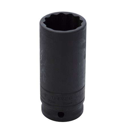Urrea 1/2" drive, 12-point deep impact socket 1-1/8" 7336